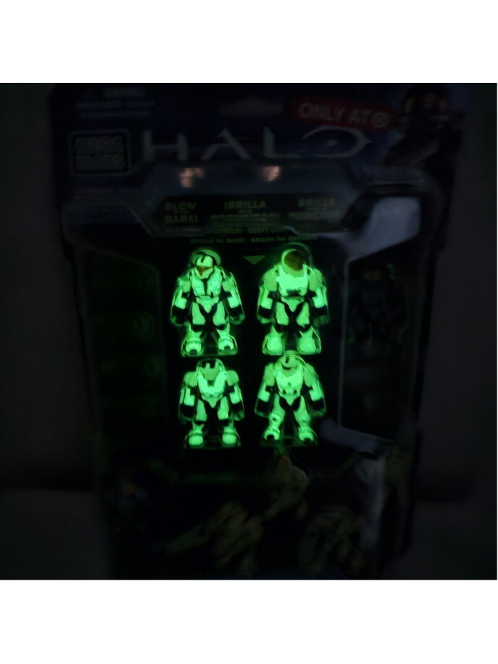 Mega Bloks Halo 97199 Last Man Standing Zombie Pack Figure Building Bloks GLOWS